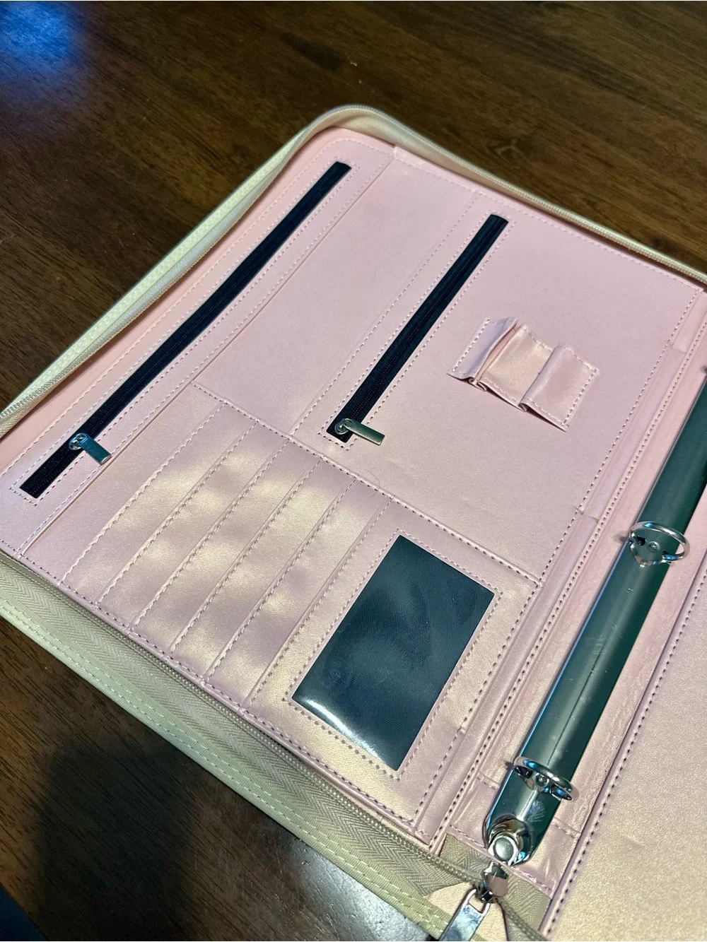 Rose Gold Pad Folio Binder - Unbranded